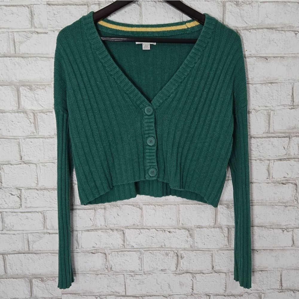 AEO crop cardigan sweater